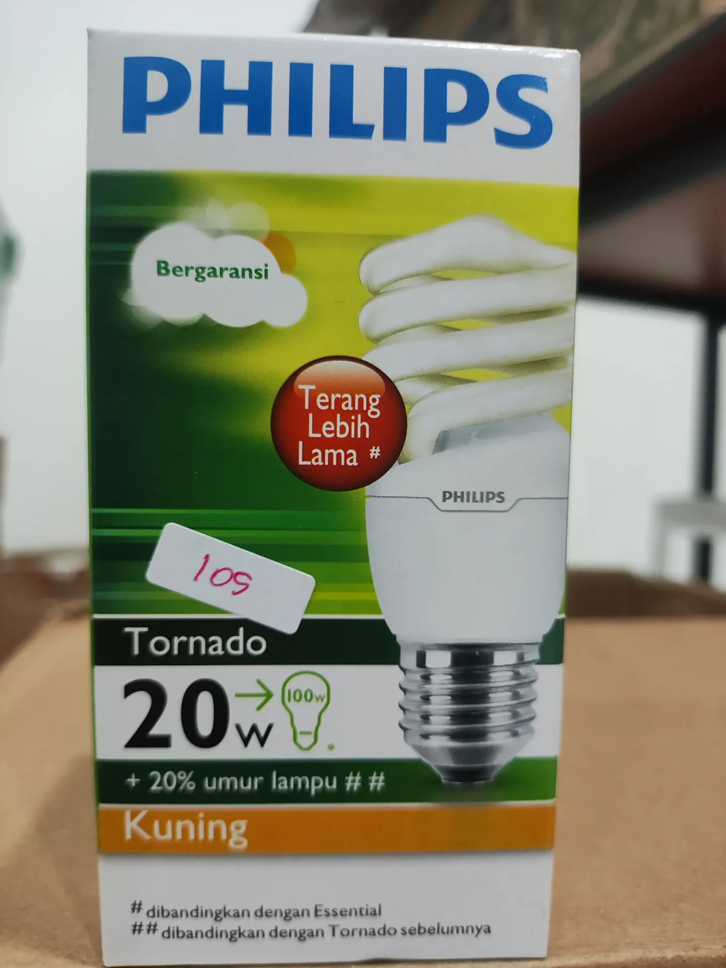 Philips Tornado 20W Kuning