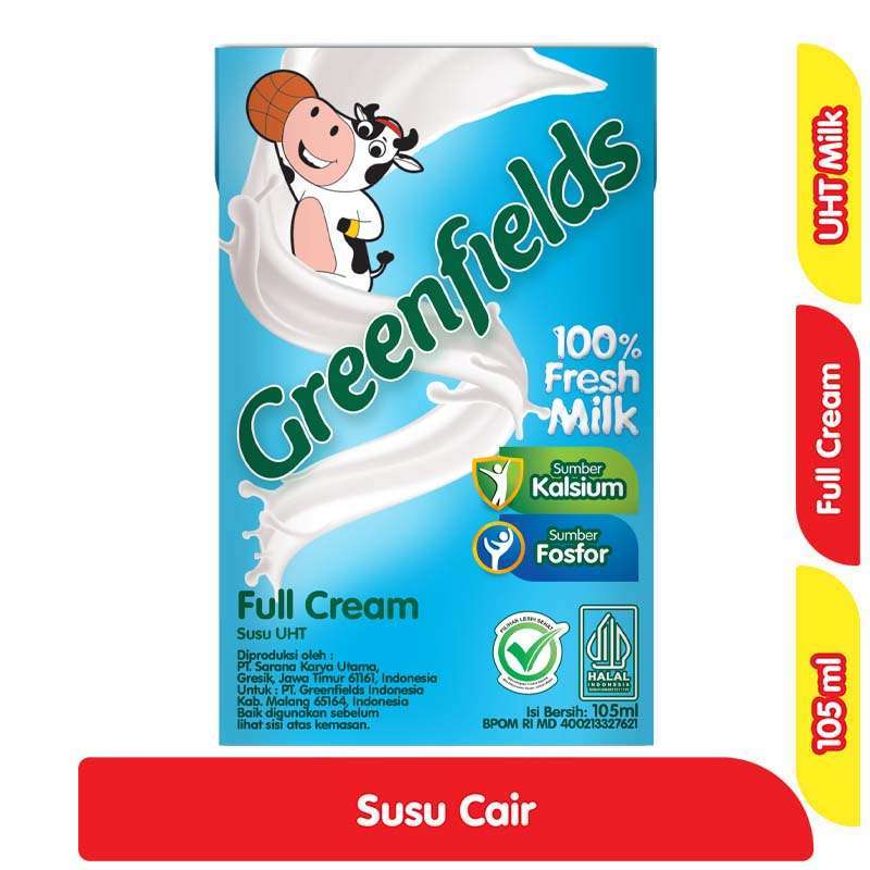 Greenfields UHT Full Cream 105ML
