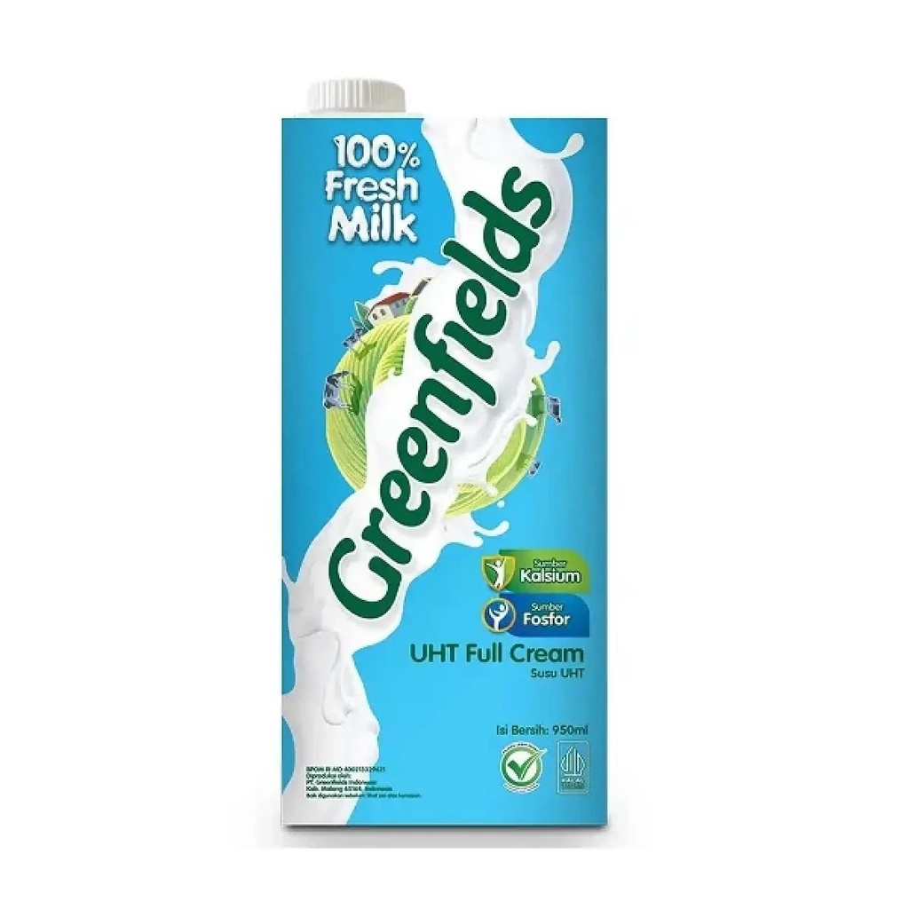Greenfields UHT Full Cream 950ML