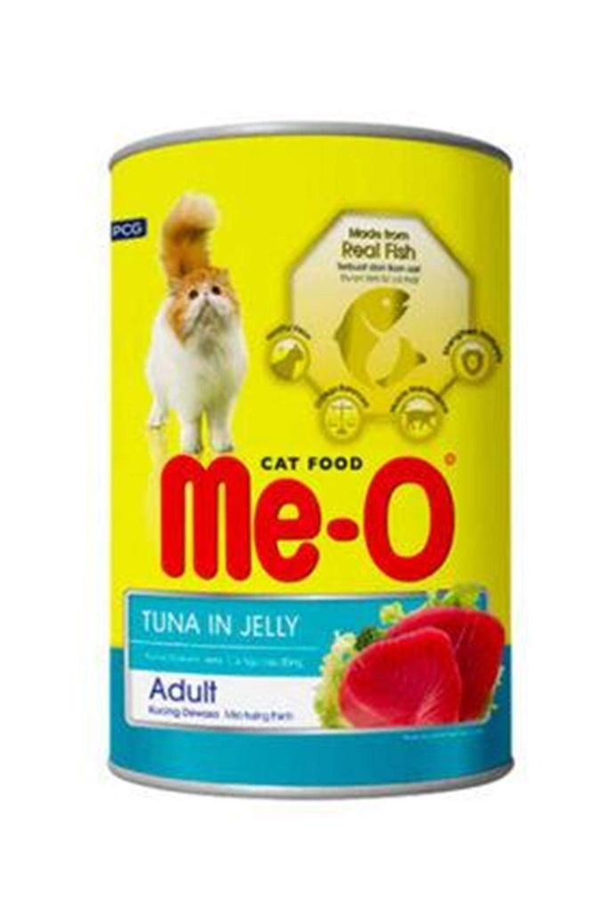 Me-o Cat Food Tuna In Jelly Can 400GR