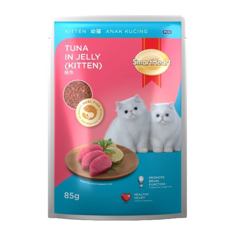 Smart Heart Kitten Tuna In Jelly Pch 85GR