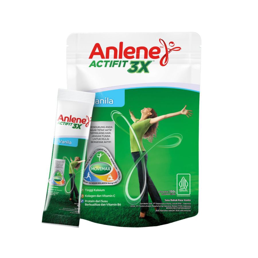 Anlene Actifit 3X Vanilla Stickpack 5X30GR
