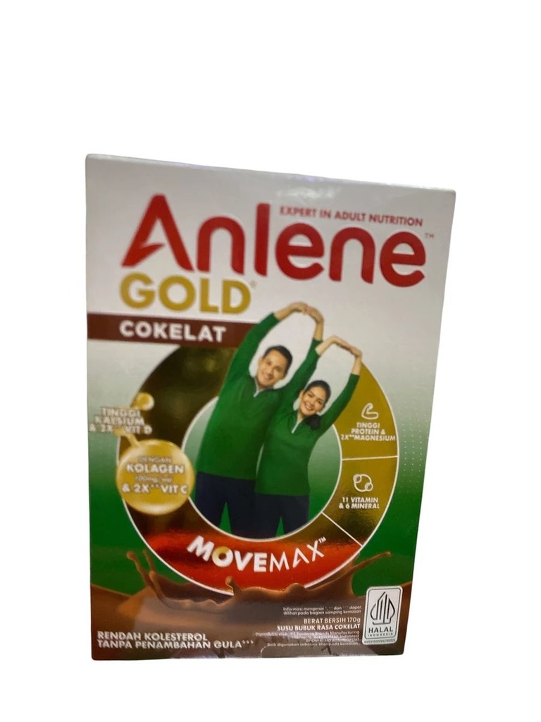 Anlene Gold Cokelat 170GR