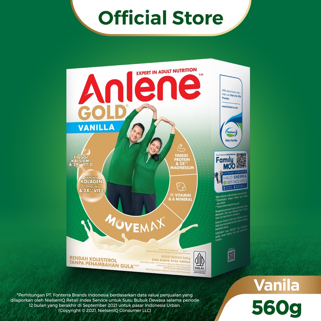 Anlene Gold Vanilla 560GR