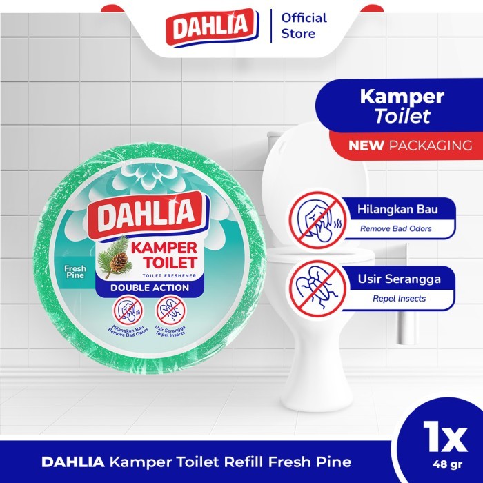 Dahlia Kamper Toilet Fresh Pine Refill 48GR