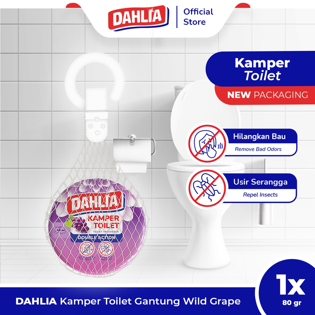 Dahlia Kamper Toilet Wild Grape Gtg 80GR