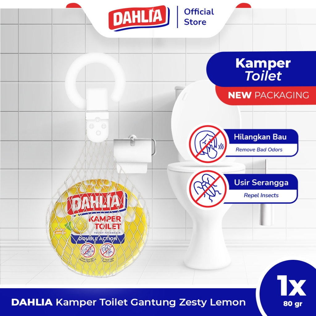 Dahlia Kamper Toilet Zesty Lemon Gtg 80GR