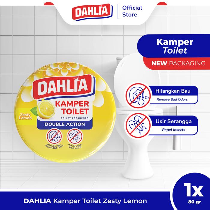 Dahlia Kamper Toilet Zesty Lemon Refill 80GR