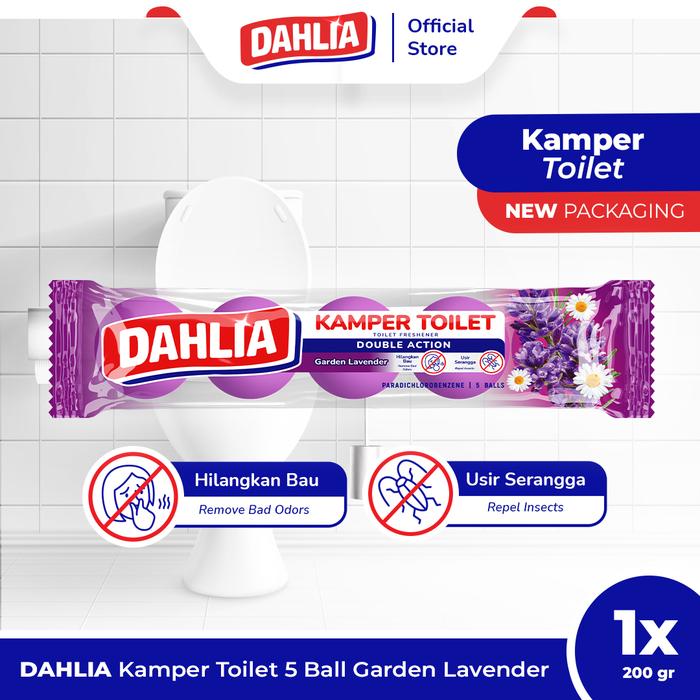 Dahlia Kamper Toilet Garden Lavender 5 Ball 200GR