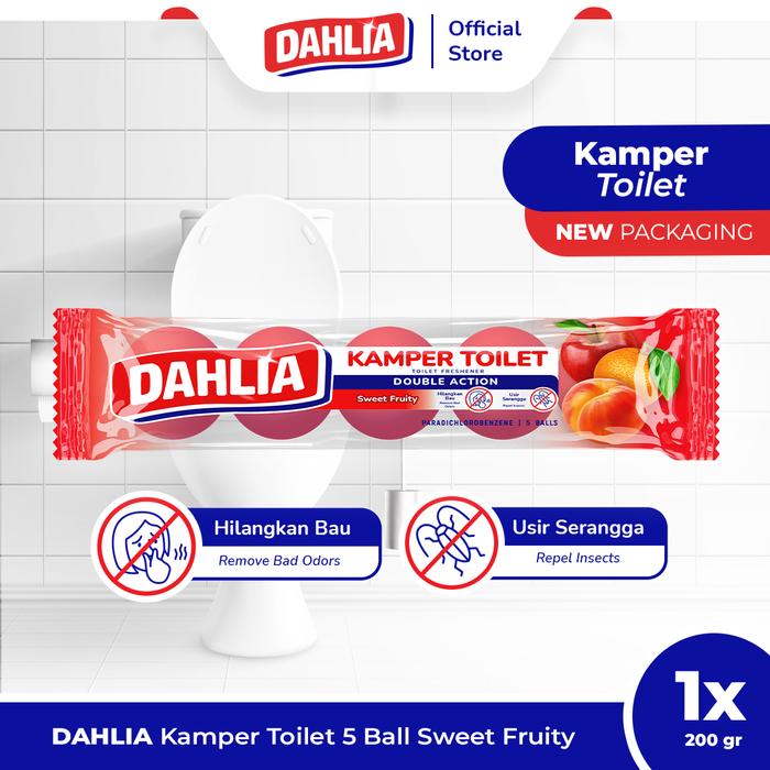 Dahlia Kamper Toilet Sweet Fruity 5 Ball 200GR