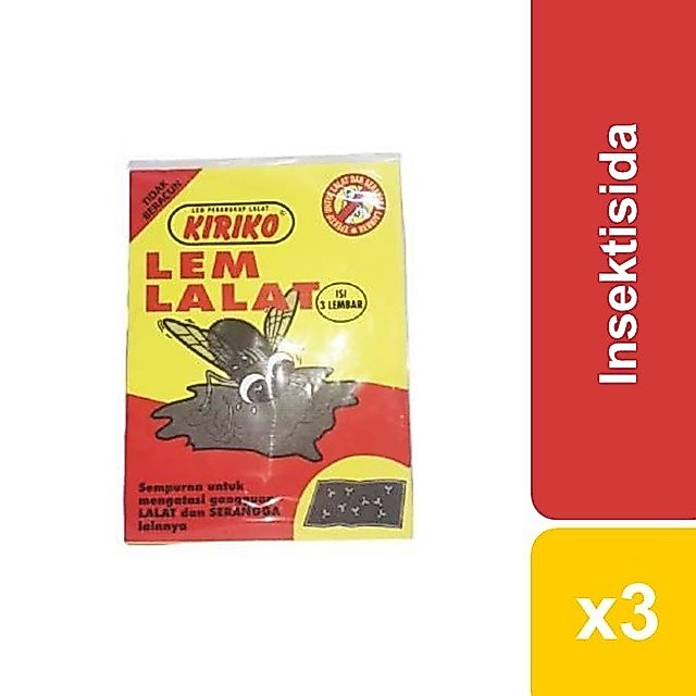 Kiriko Lem Lalat Kertas 3 Lembar