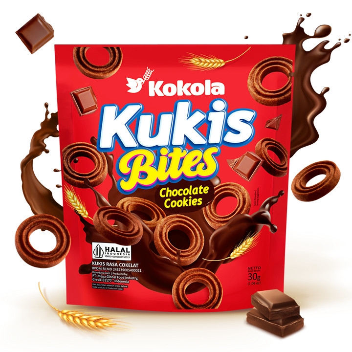 Kokola Kukis Bites Cokelat 30GR