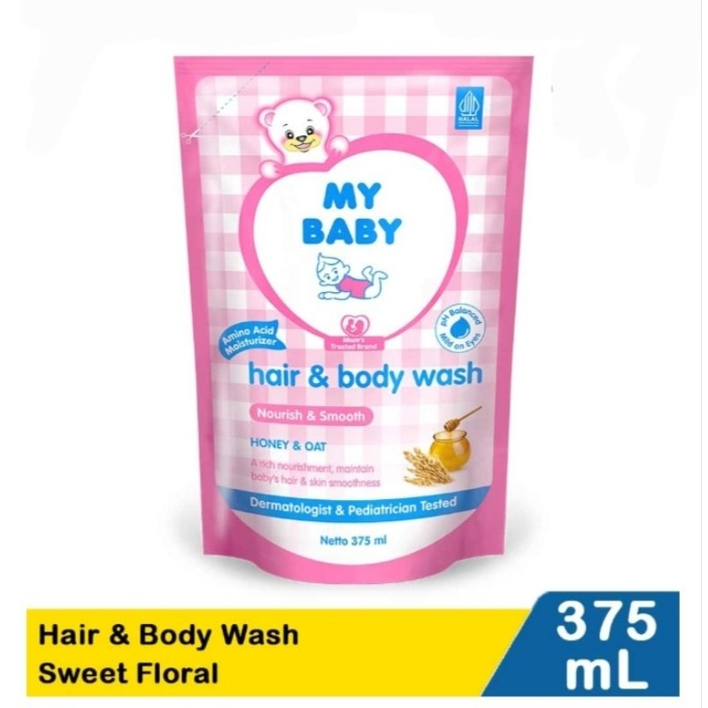 My Baby Hair & Body Wash Nourish & Smooth Ref 375ML