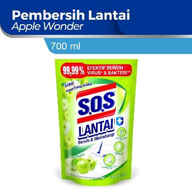 SOS Lantai Apple Wonder 700ML