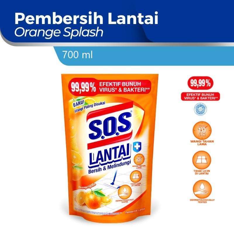 SOS Lantai Orange Splash 700ML