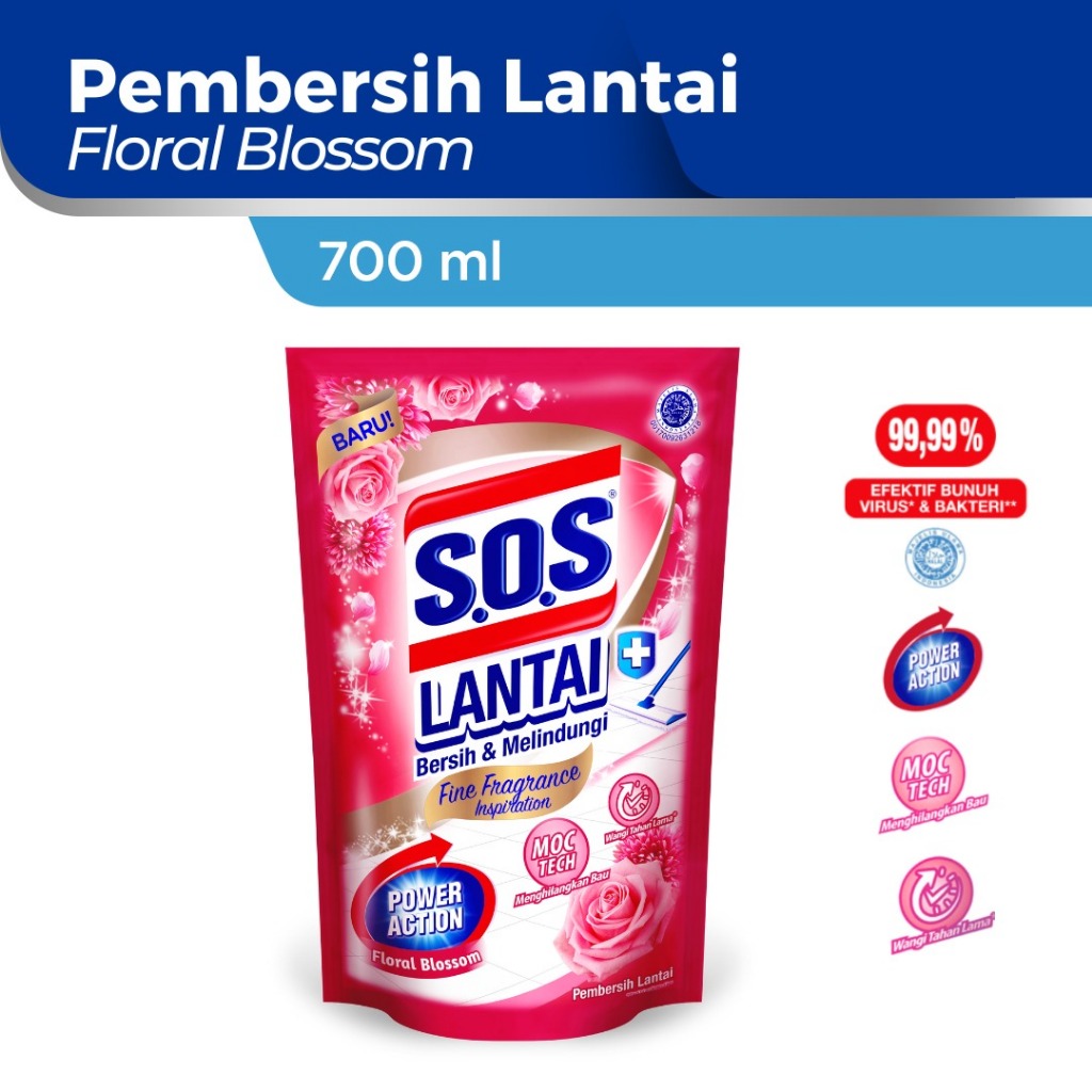 SOS Lantai Floral Blossom 700ML