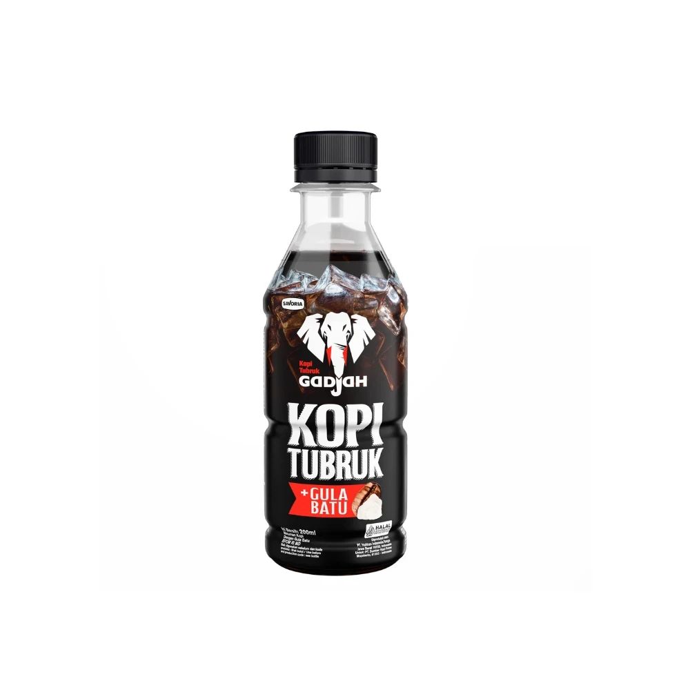 Kopi Gadjah Tubruk Gula Batu Btl 200ML