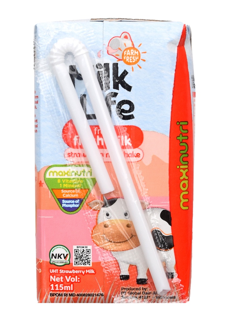 Milk Life UHT Strawberry 115ML