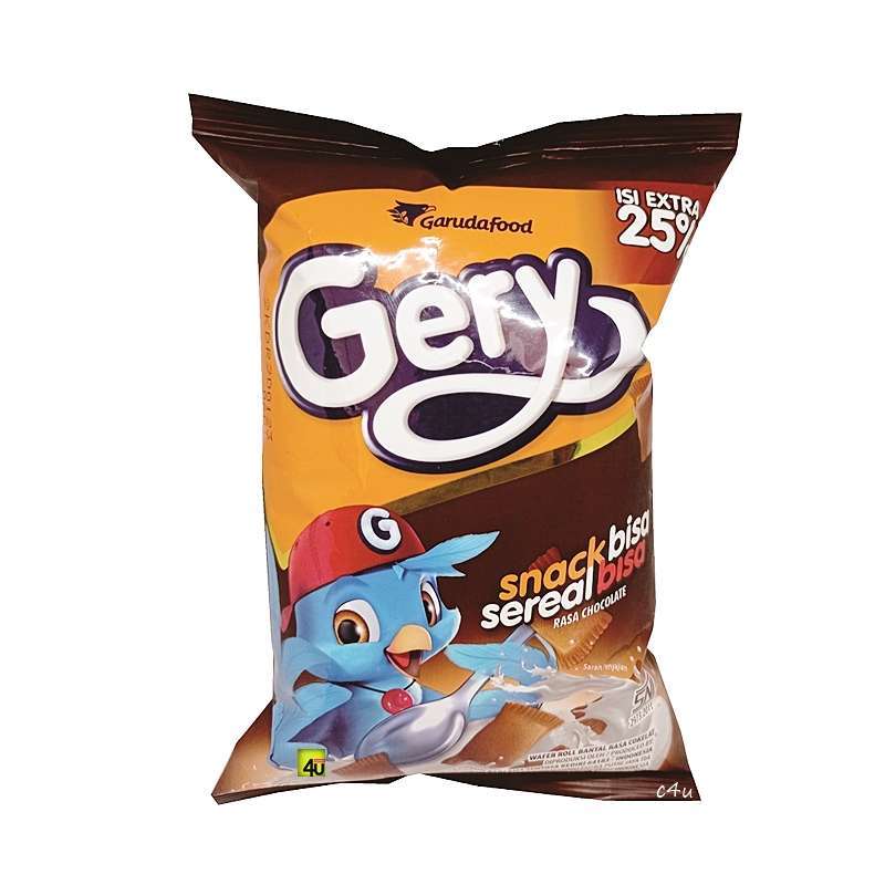 Gery Snack Wafer Roll Bantal Cokelat 100GR