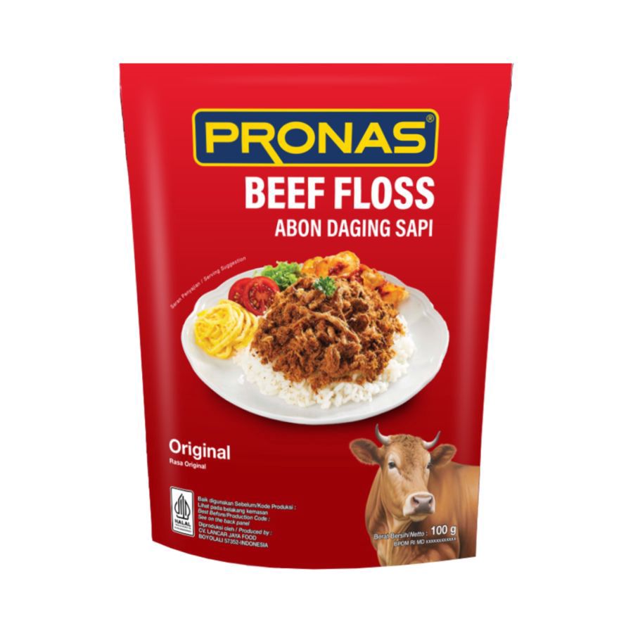 Pronas Abon Daging Sapi Original 100GR