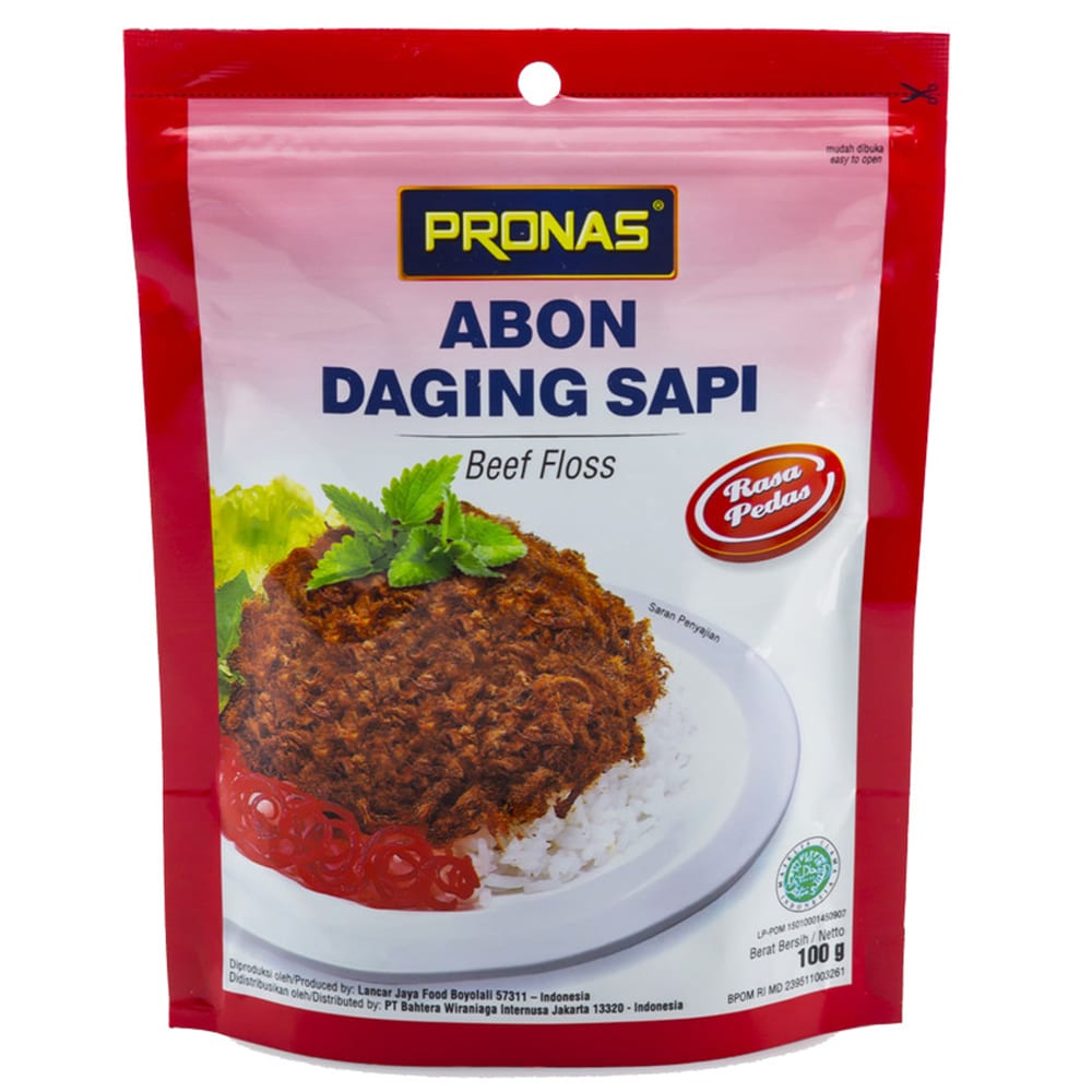 Pronas Abon Daging Sapi Pedas 100GR