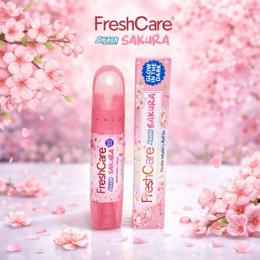 Frescare Smash Sakura Double Inhaler+Roll On 8ML