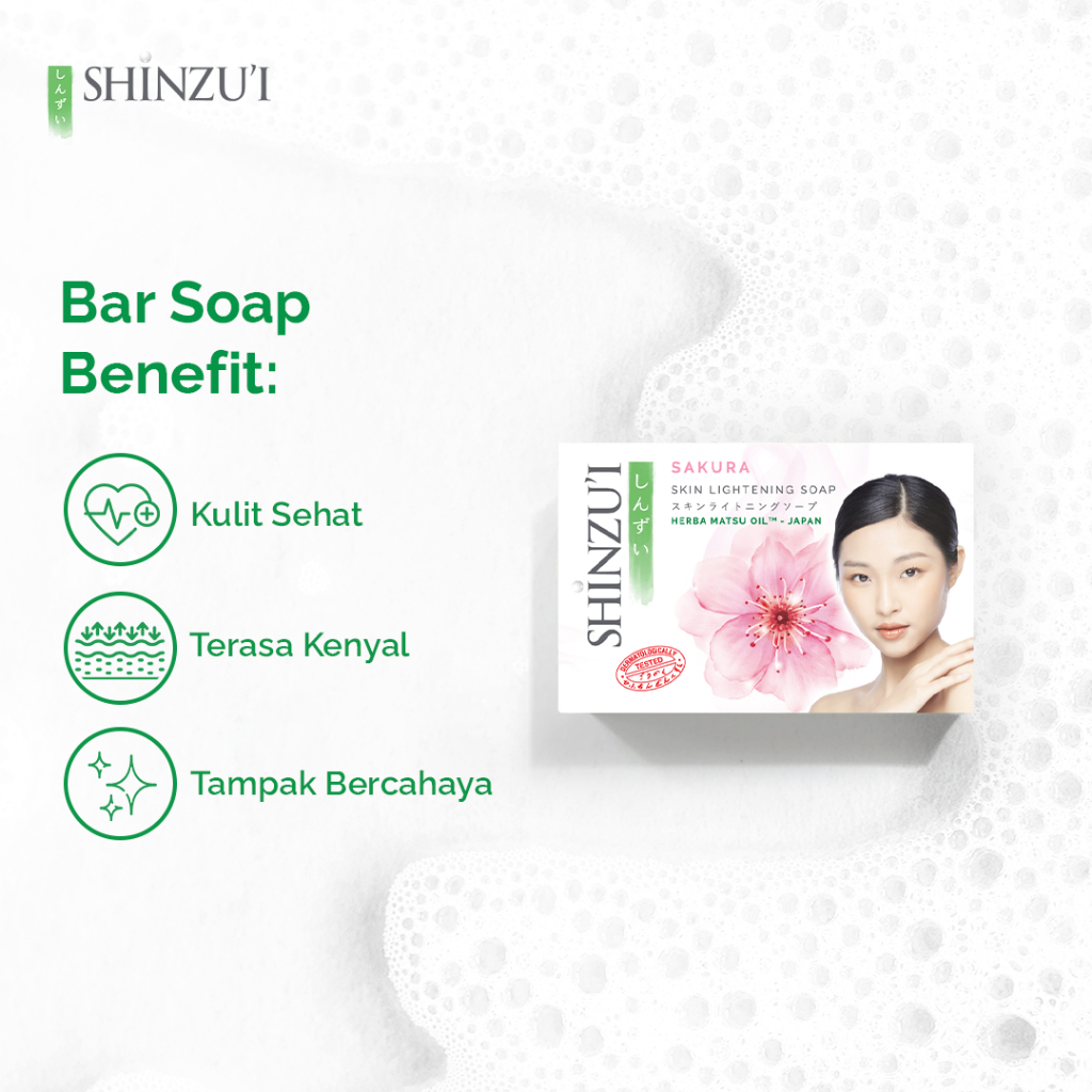 Shinzu'i Bar Soap Sakura 80GR