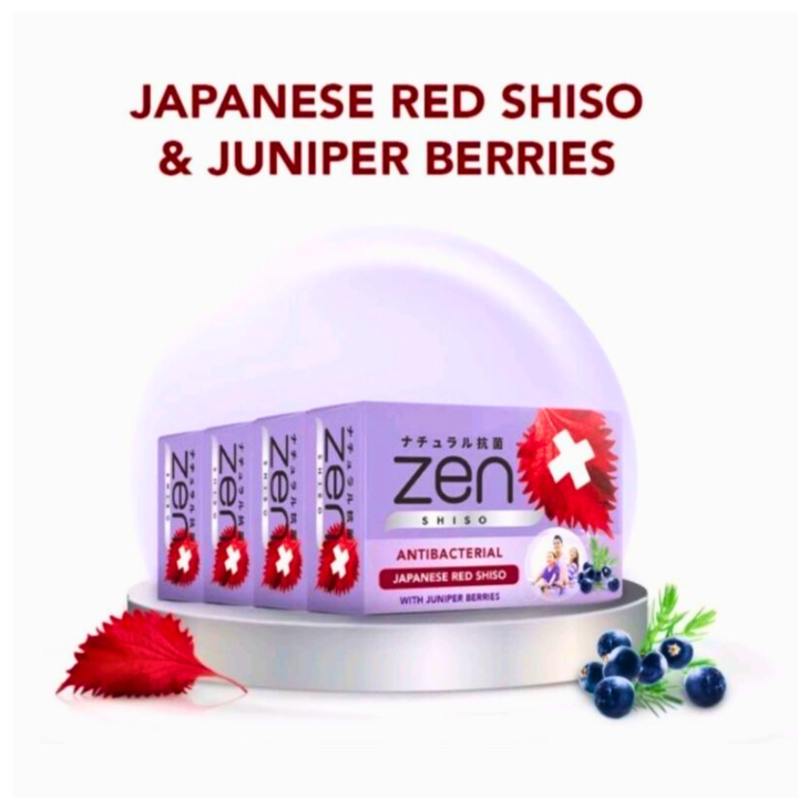 Zen Shiso Bar Soap Juniper Berries 3X70GR