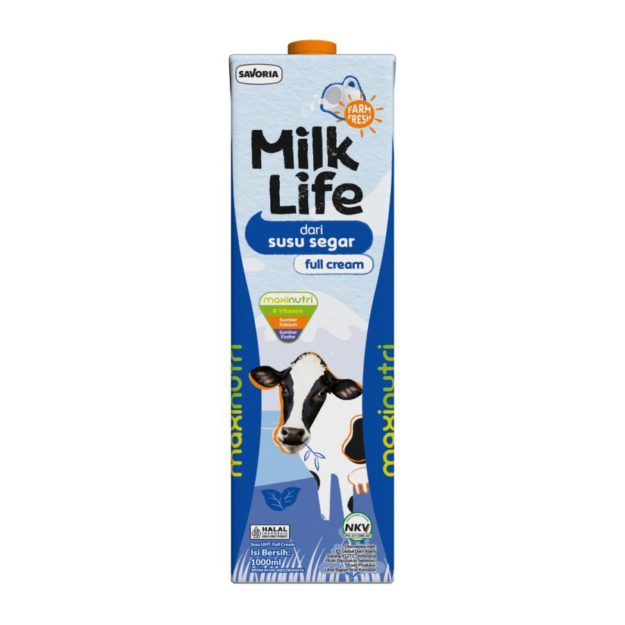 Milk Life UHT Full Cream 1000ML
