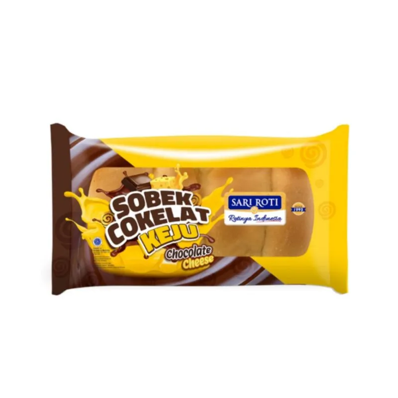 Sari Roti Sobek Coklat-Keju