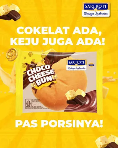 Sari Roti Klasik Choco Cheese Bun