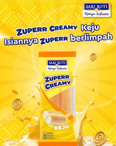 Sari Roti Zuperr Creamy Keju