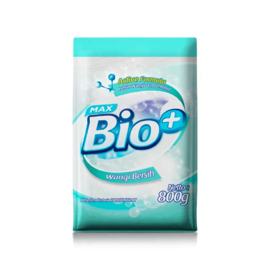 Max Bio + Deterjen Wangi Bersih 800GR