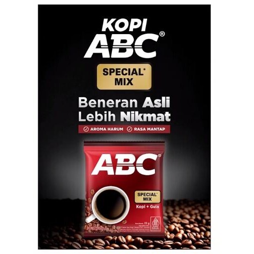 ABC Special Mix Kopi + Gula 10X23GR