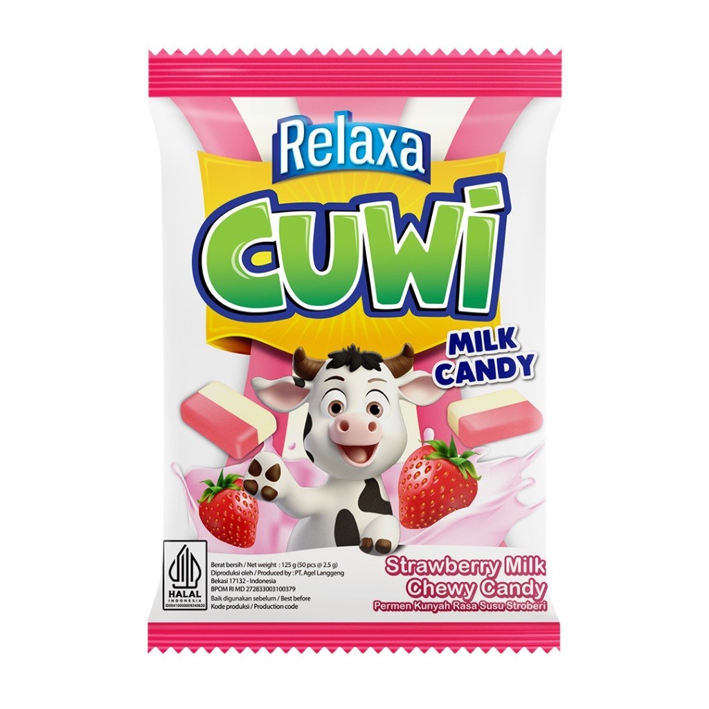 Relaxa Cuwi Strawberry Milk 125GR