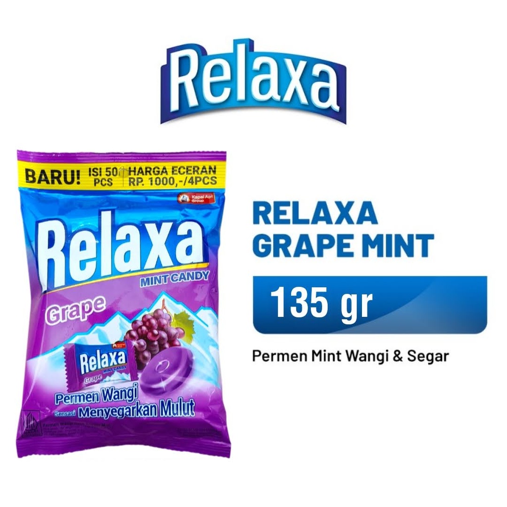 Relaxa Mint Candy Grape 135GR