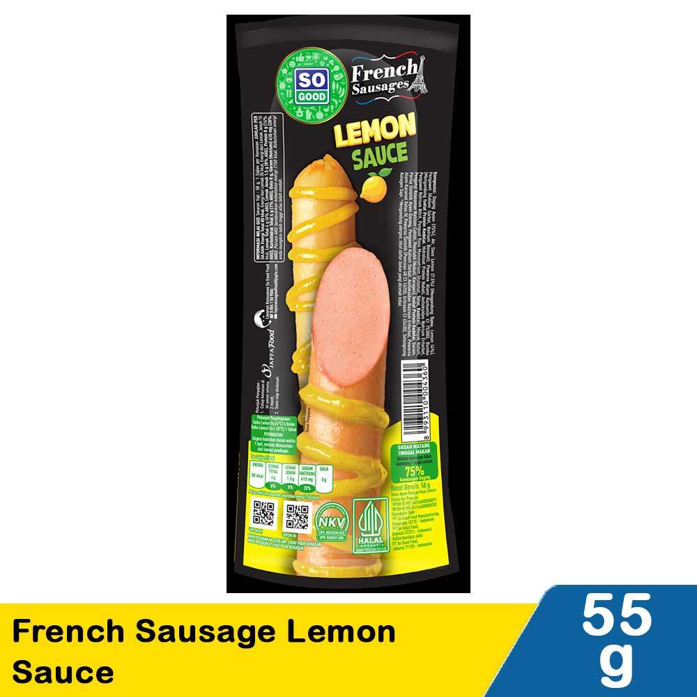So Good Sosis Lemon Sauce 58GR
