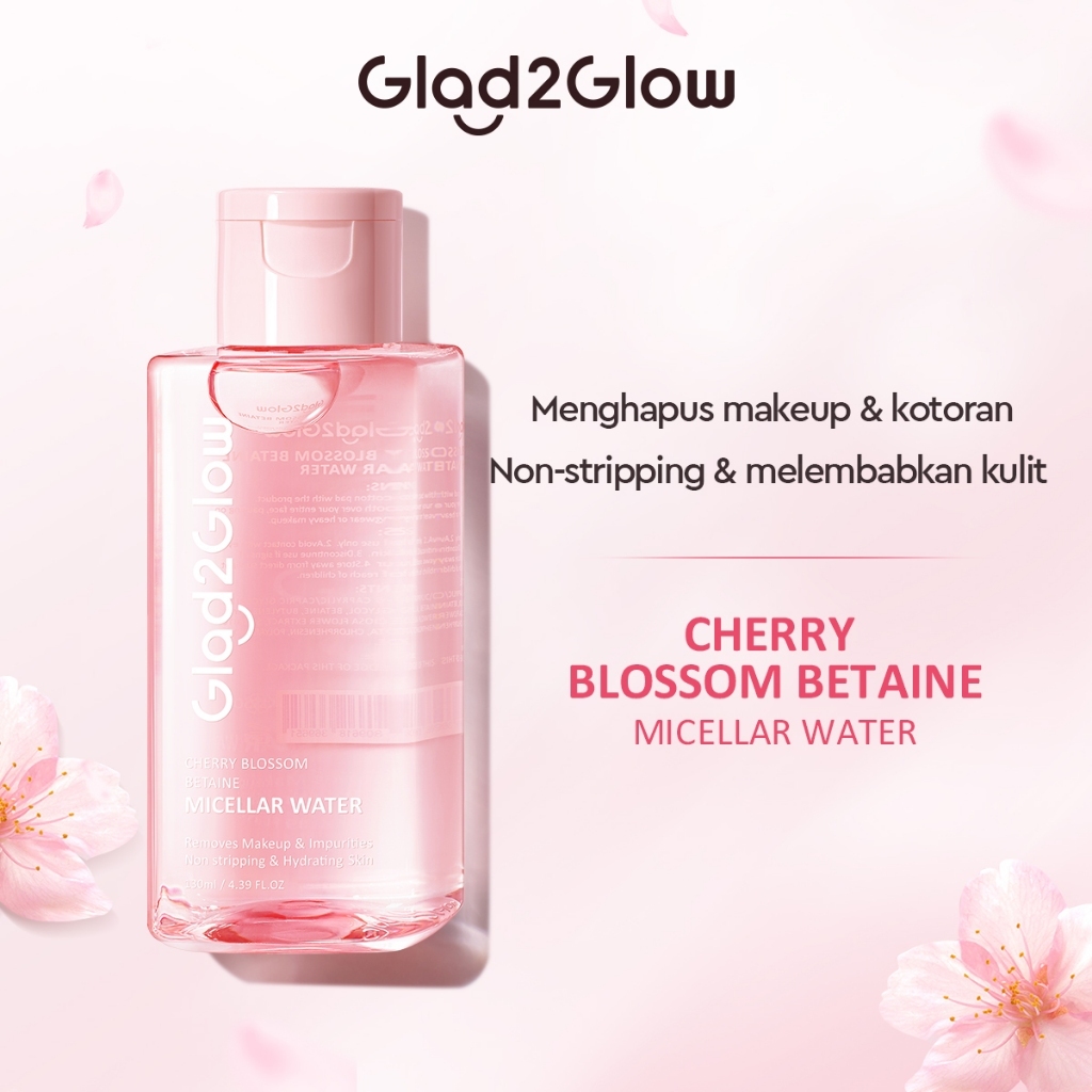 Glad2Glow Micellar Water Cherry Blossom 300ML