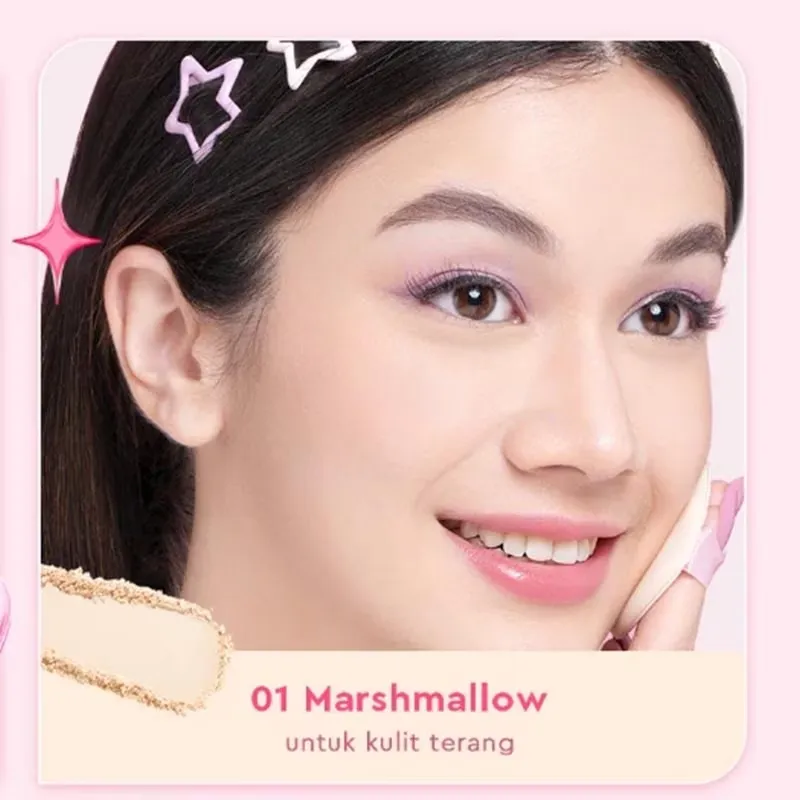 Glad2Glow Loose Powder Marshmallow 01