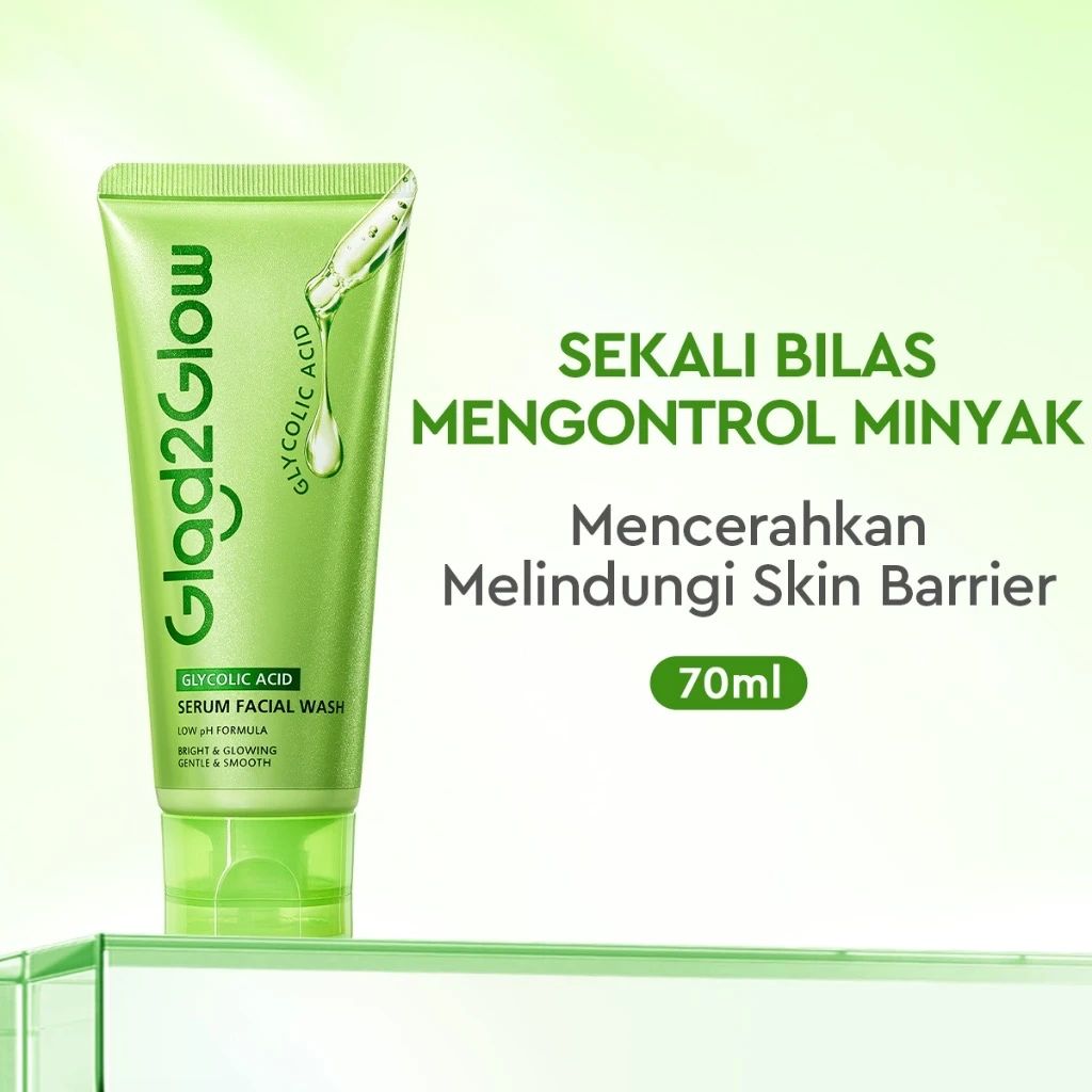 Glad2Glow Facial Wash Glycolic Acid 70GR