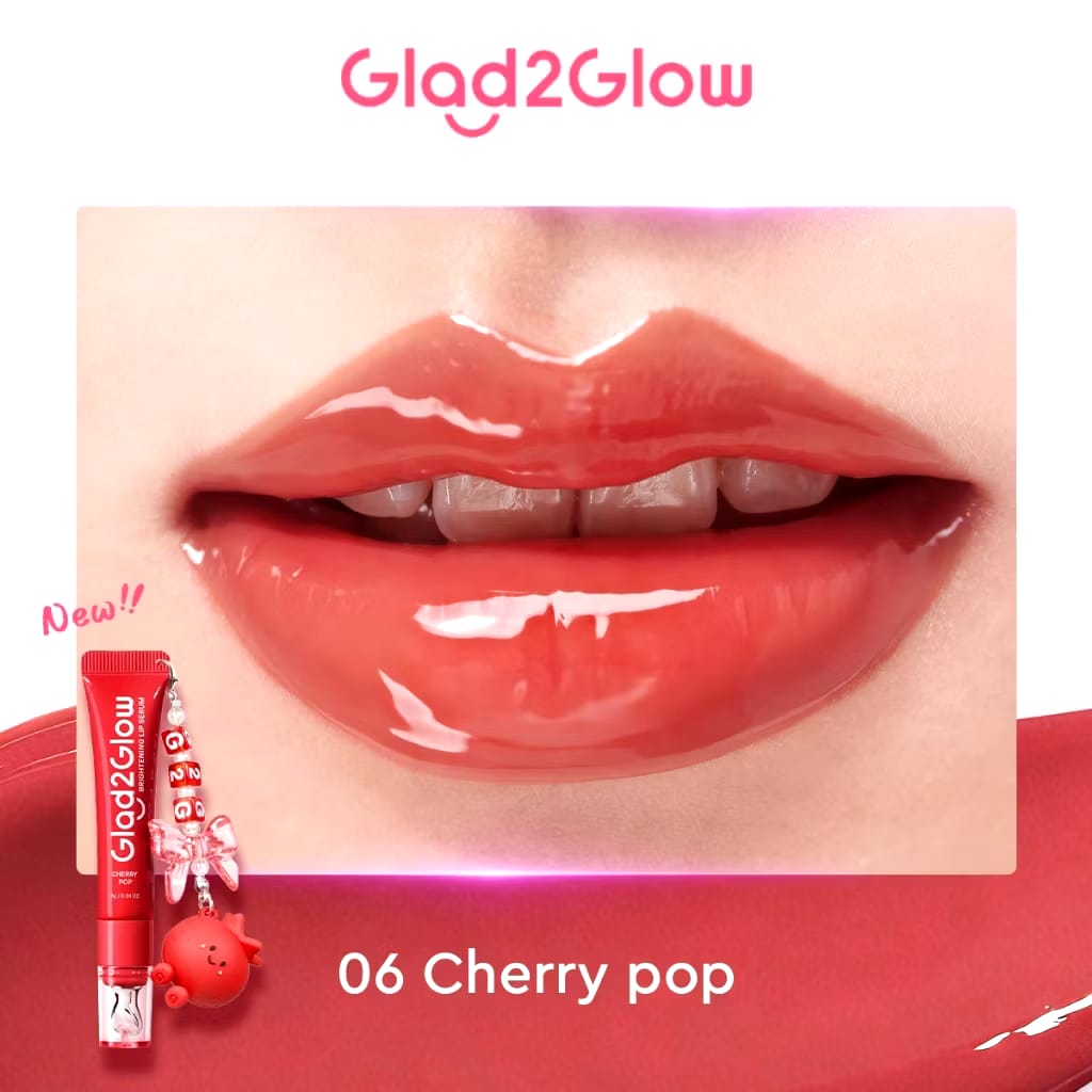 Glad2Glow Lip Serum Cherry Pop