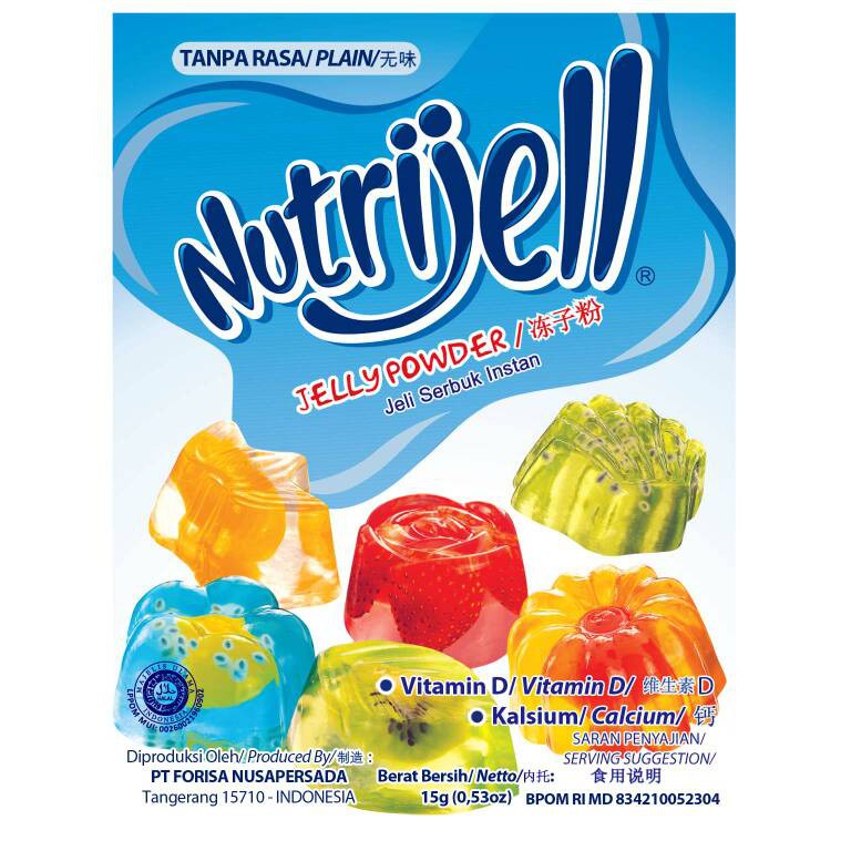 Nutrijell Jelly Powder Plain 10GR