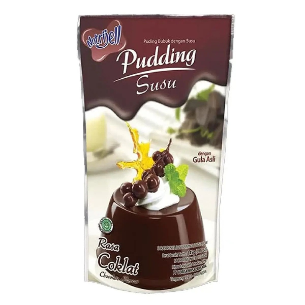 Nutrijell Puding Susu Cokelat 145GR