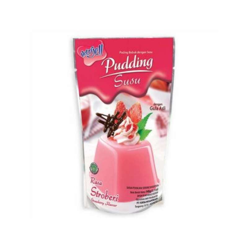 Nutrijell Puding Susu Korean Strawberry 145GR