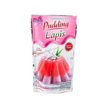 Nutrijell Puding Lapis Choco Pandan 110GR