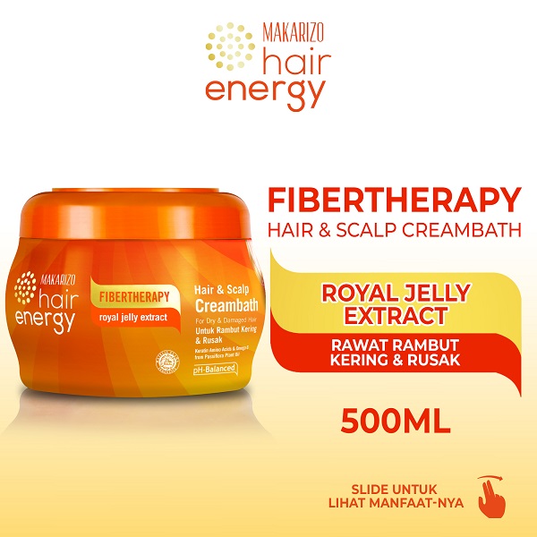 Makarizo Hair & Sclap Creambath Royal Jelly 500ML