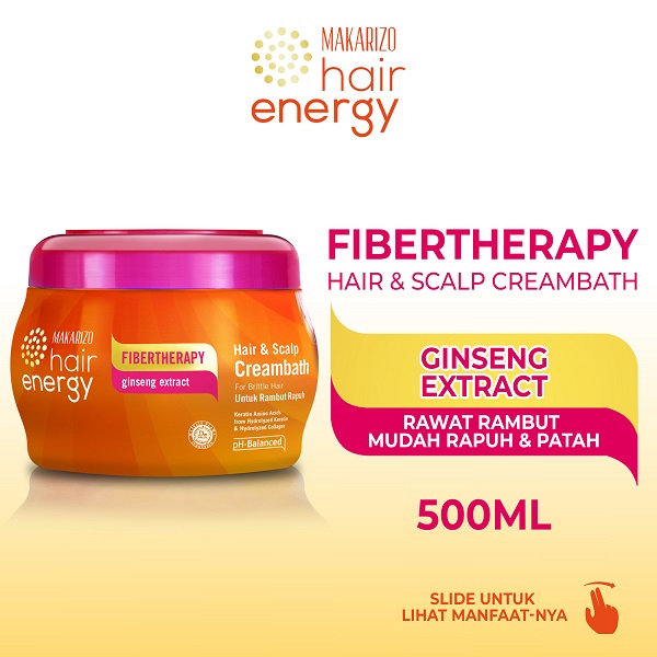 Makarizo Hair & Sclap Creambath Gingseng 500ML