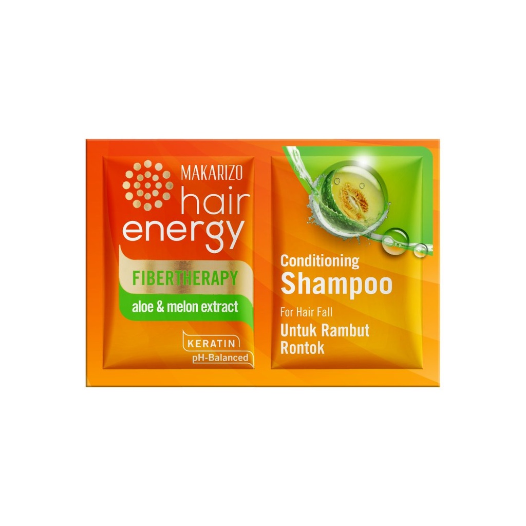 Makarizo Conditioning Shampoo Aloe & Melon 12X9ML