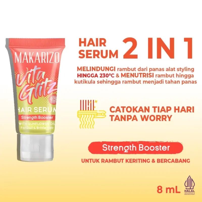 Makarizo Vitaglitz Hair Serum Strength Booster 8ML