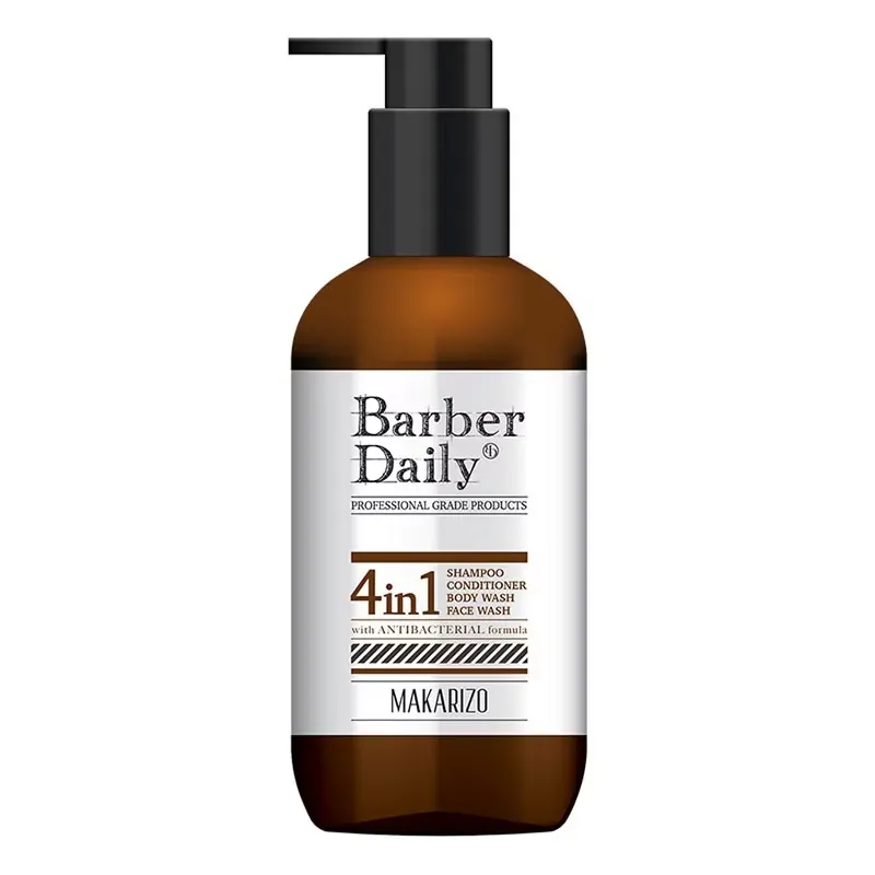 Makarizo Barber Daily 4in1 Shampo Conditioner Body Wash Face Wash 220ML
